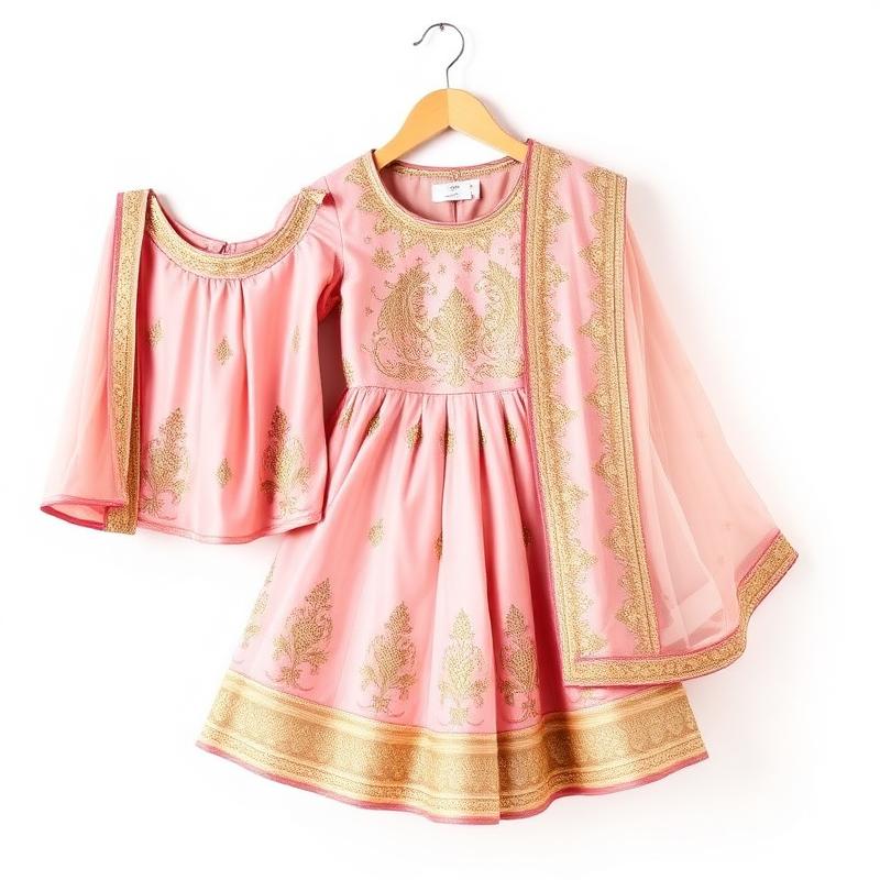 Festive Blush Lehenga Set
